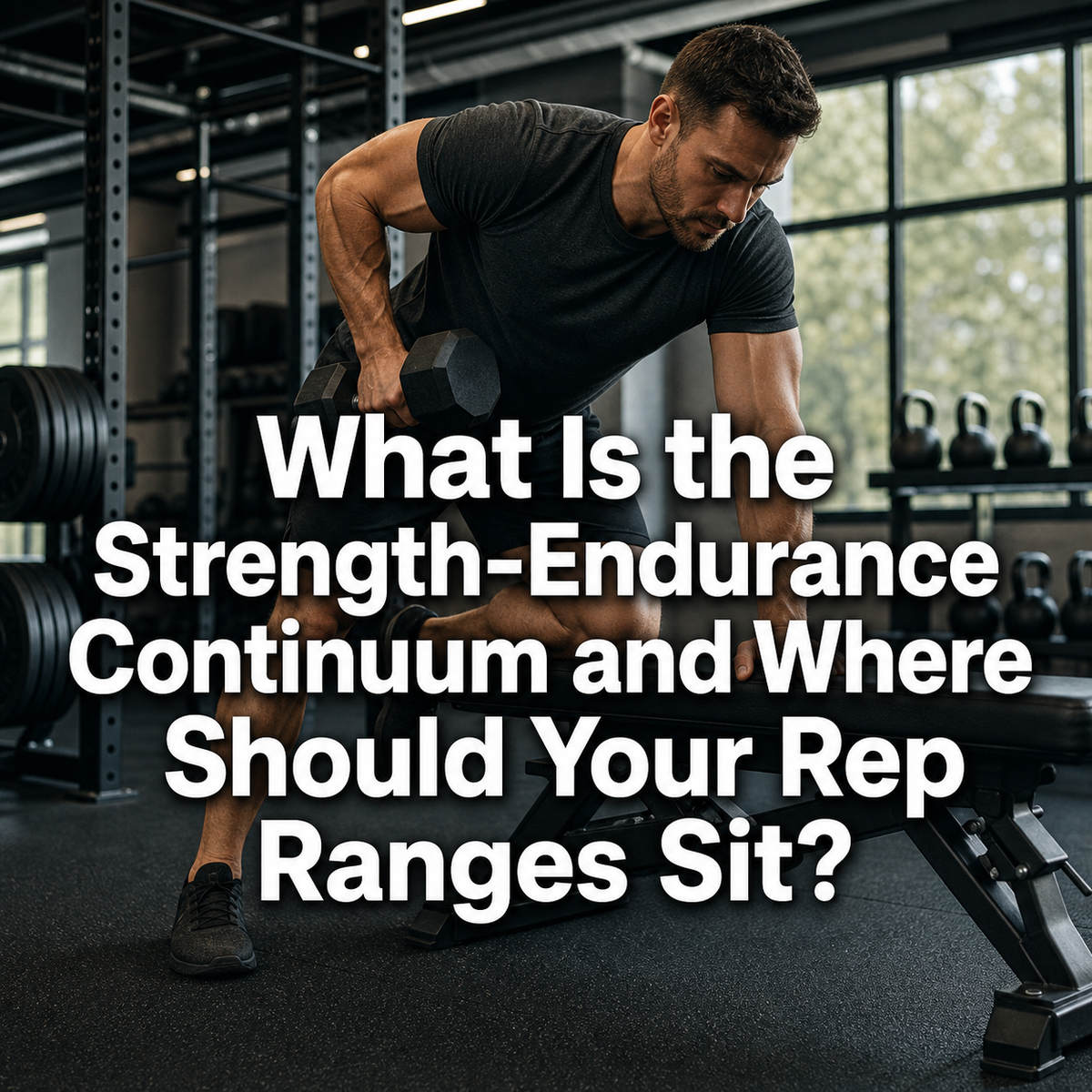 An image related to What Is the Strength-Endurance Continuum and Where Should Your Rep Ranges Sit? - showing If you want a simple answer, heavier low-rep work
