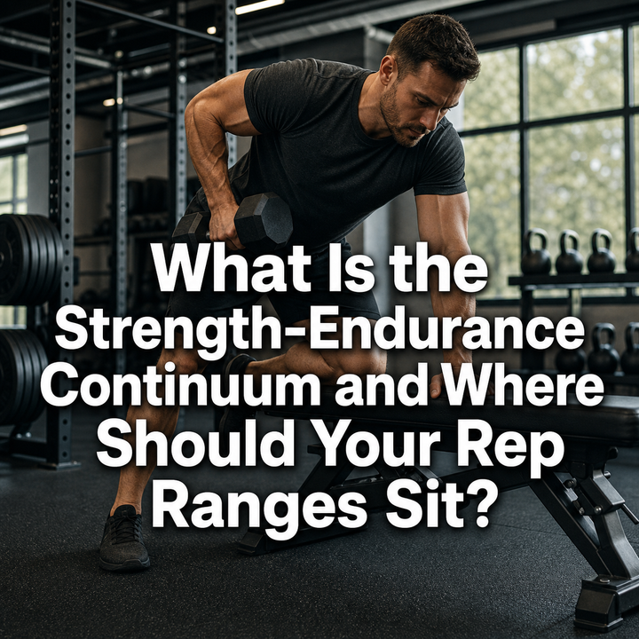 An image related to What Is the Strength-Endurance Continuum and Where Should Your Rep Ranges Sit? - showing If you want a simple answer, heavier low-rep work