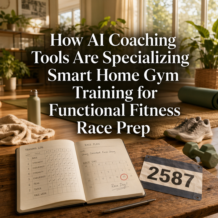 AI coaching tools for functional fitness race prep with smart home gym training
