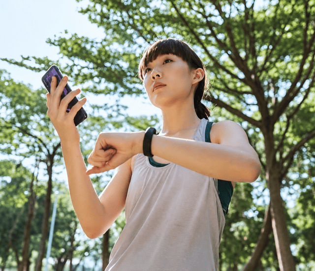 personal trend tracking core body temperature