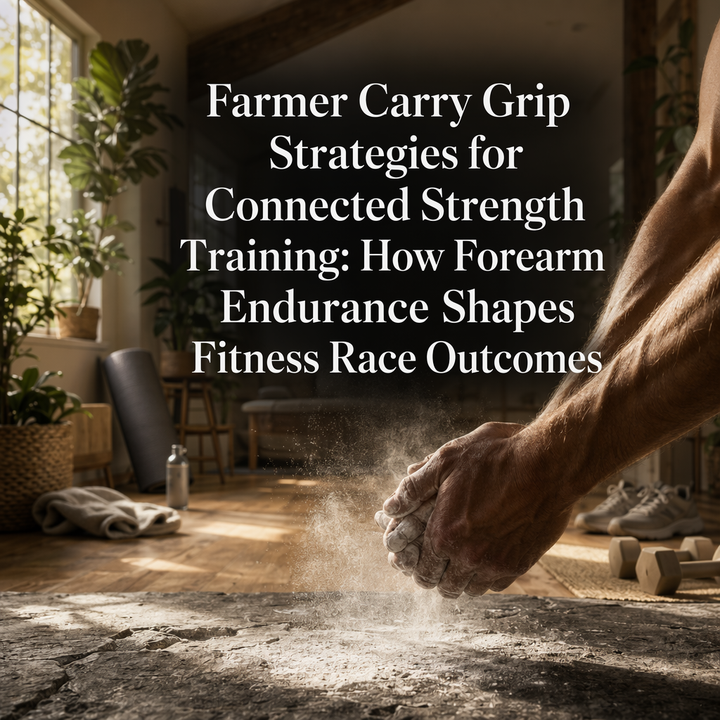 Farmer carry grip strategies for forearm endurance in fitness race training