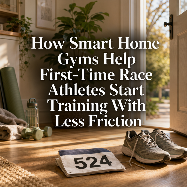 First-time race athlete beginning a structured home training journey for their first race