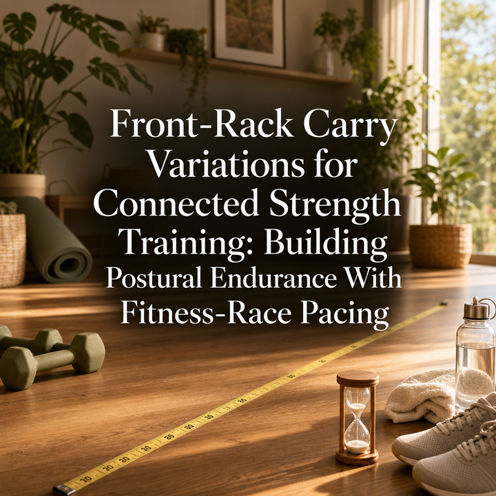 Front-rack carry training for postural endurance and fitness-race pacing