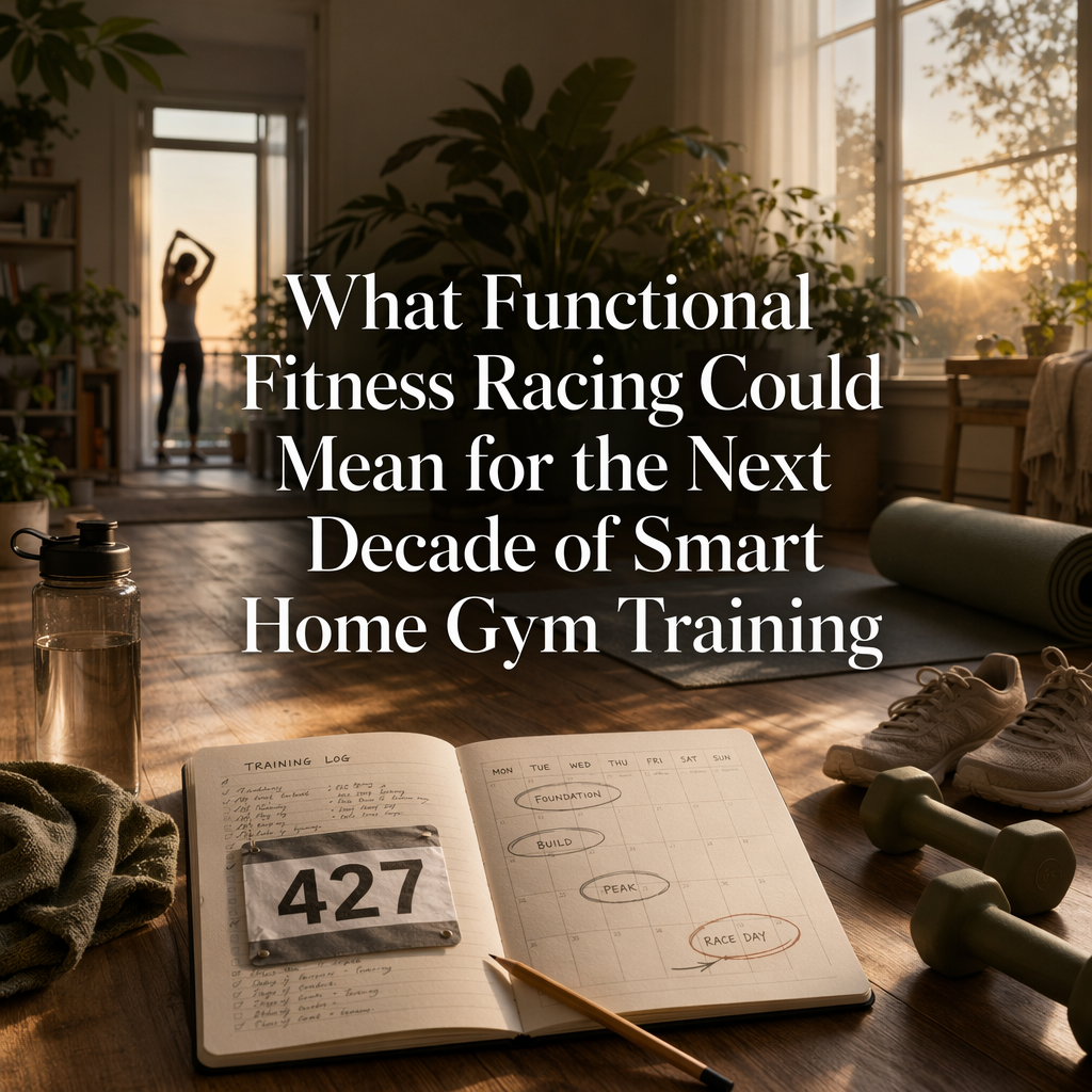 Functional fitness racing preparation with smart home gym training over the next decade