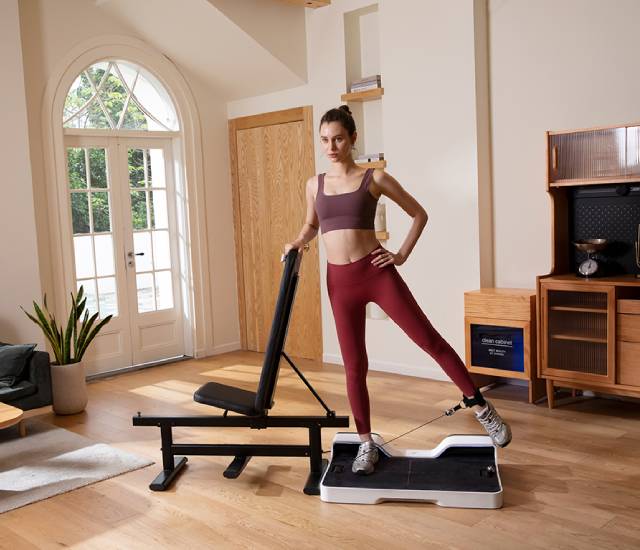 View of 8 Home Office Gym Ideas for a Productive and Active Workspace – Speediance
