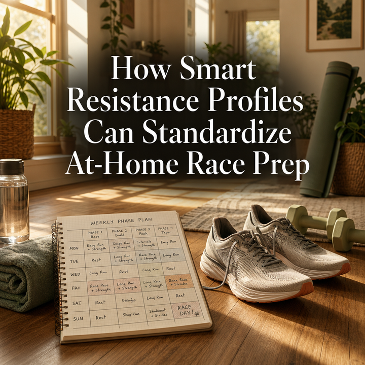 Smart resistance profiles standardize at-home hybrid race prep with programmable load, tempo, and repeatability