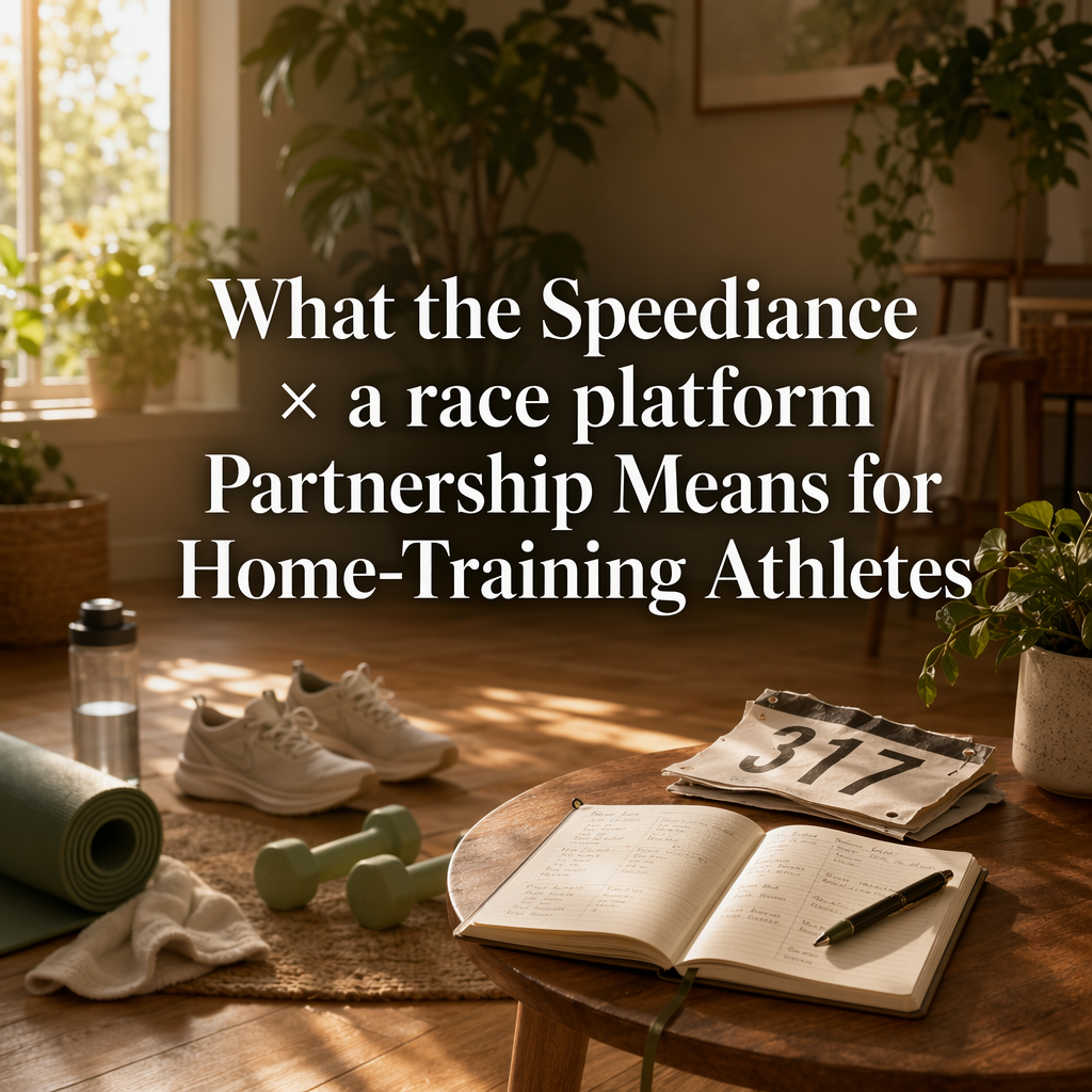 Speediance and race platform partnership guide for home-training athletes preparing for competitive events