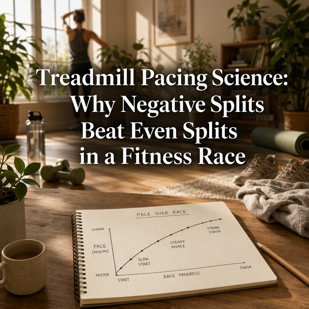 Treadmill pacing science – why negative splits beat even splits in a fitness race