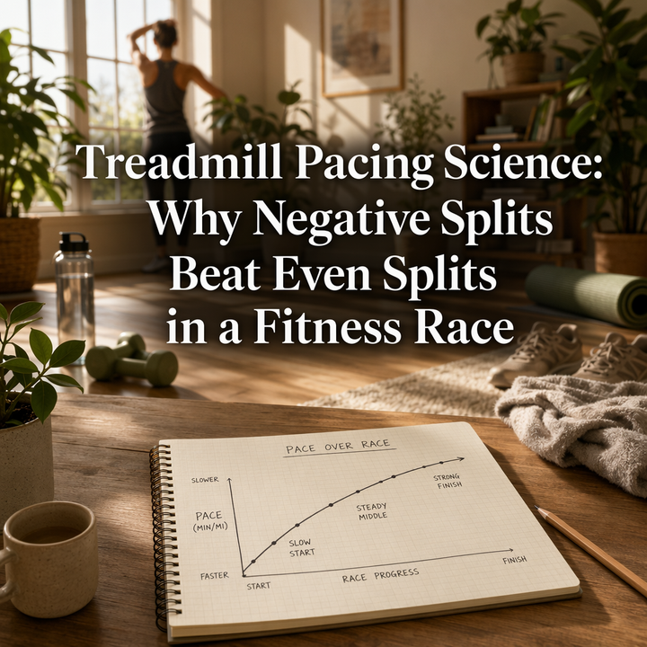 Treadmill pacing science – why negative splits beat even splits in a fitness race