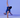 An individual performing push up rotation