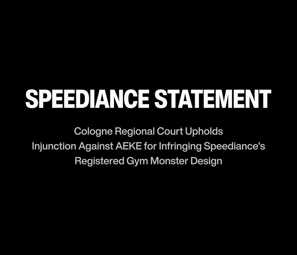 Cologne Regional Court Upholds Injunction Against AEKE for Infringing Speediance's Registered Gym Monster Design