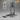 Fitness equipment with accessories and promotional text on a gray background