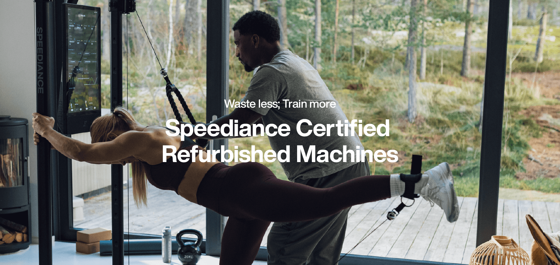 Waste less, train more