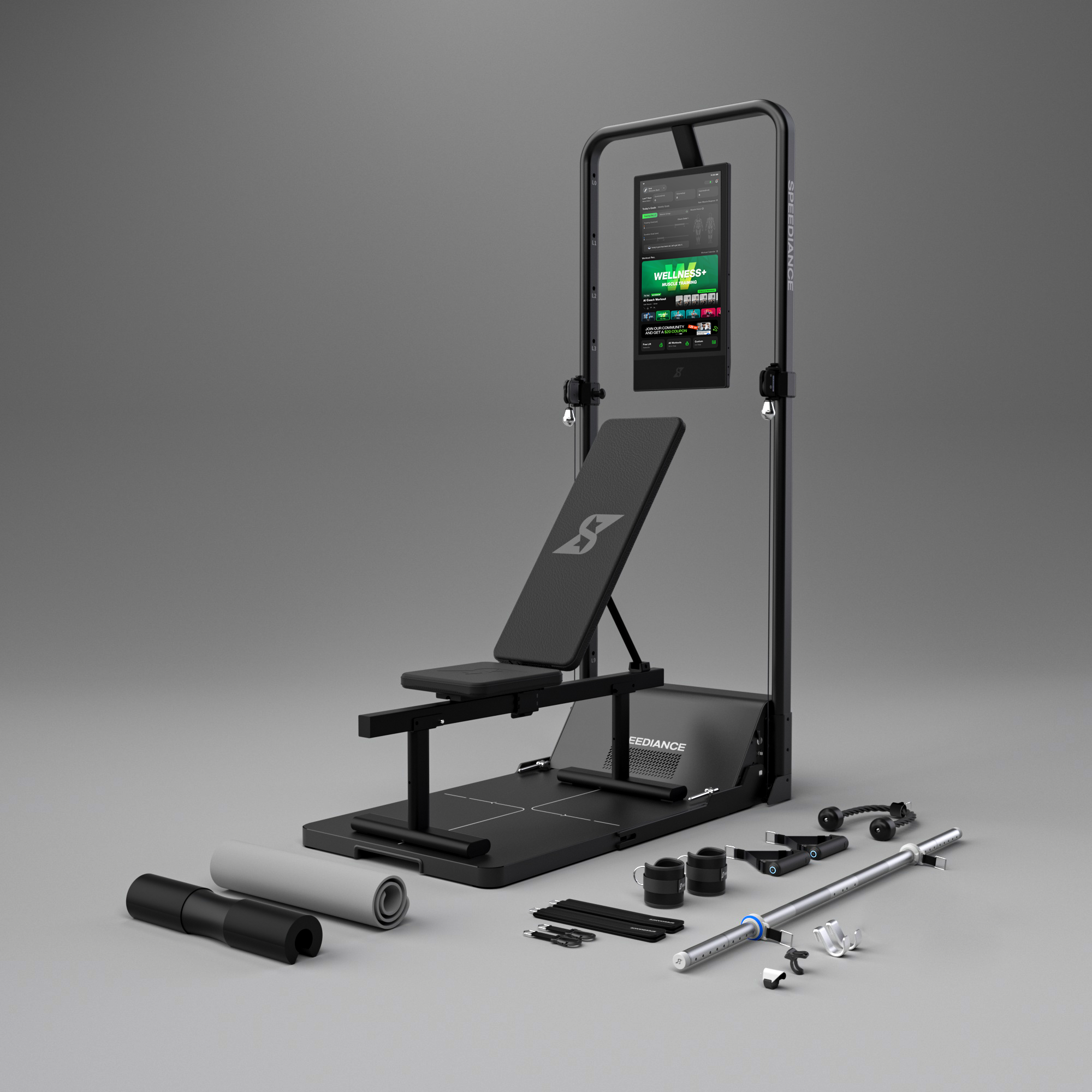 Gym Monster 2 Smart Home Gym Equipment with AI Training – Speediance Gym Monster 2 Smart Home Gym Equipment with AI Training – Speediance