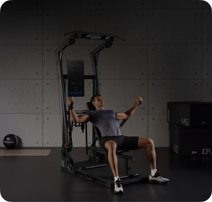 All-in-one strength training setup