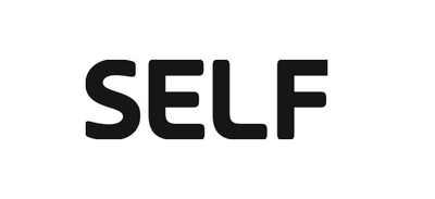 Word 'SELF' in black text on a white background