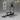 Black exercise equipment set with digital display on a gray background, featuring promotional text.