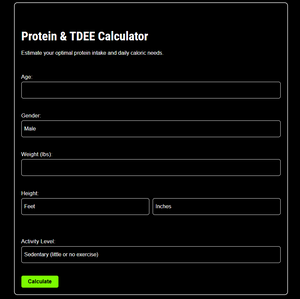 Protein Intake Calculator